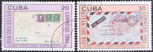 Potovn znmky Kuba 1983 Den znmek Mi# 2738-39 