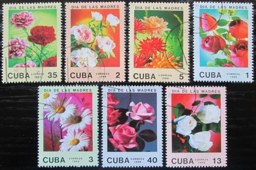 Potovn znmky Kuba 1988 Kvtiny, Den matek Mi# 3166-72