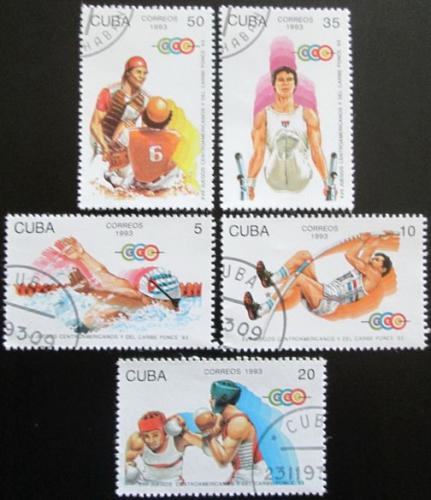 Potovn znmky Kuba 1993 Karibsk hry Mi# 3711-15