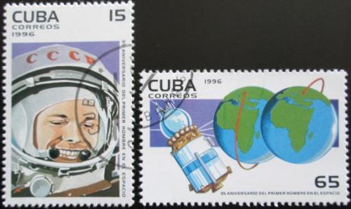 Potovn znmky Kuba 1996 Jurij Gagarin Mi# 3916-17