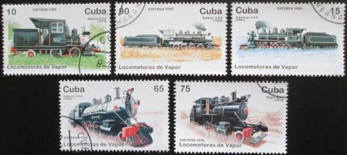 Potovn znmky Kuba 1996 Parn lokomotivy Mi# 3946-50