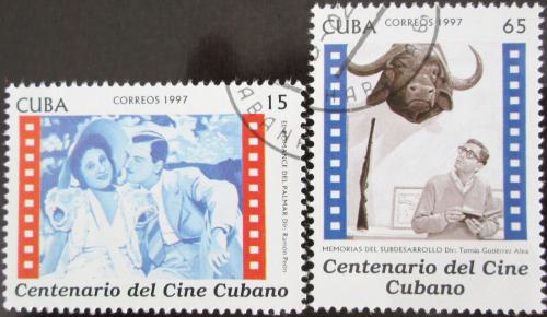 Potovn znmky Kuba 1997 Kubnsk kino Mi# 3994-95