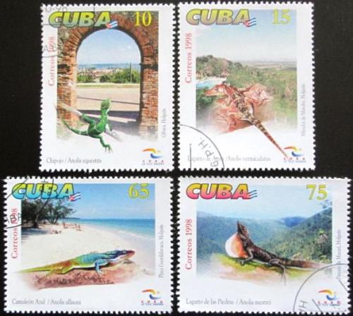 Potovn znmky Kuba 1998 Obojivelnci Mi# 4150-53
