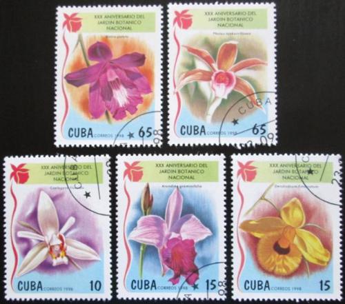 Potovn znmky Kuba 1998 Orchideje Mi# 4144-48