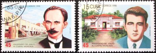 Potovn znmky Kuba 1998 tok na kasrny Moncada Mi# 4133-34