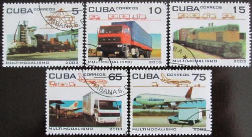 Potovn znmky Kuba 2003 Peprava zbo Mi# 4516-20 