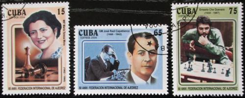 Potovn znmky Kuba 2004 Slavn achisti Mi# 4616-18