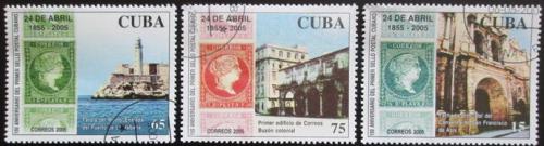 Potovn znmky Kuba 2005 Prvn znmky Mi# 4692-94
