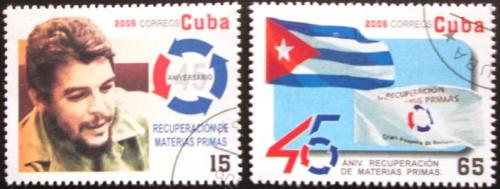 Potovn znmky Kuba 2006 Ernesto Che Guevara a vlajka Mi# 4835-36
