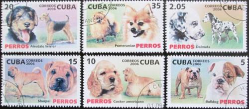 Potovn znmky Kuba 2006 Psi Mi# 4828-33