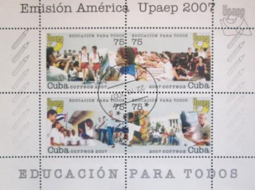 Potovn znmky Kuba 2007 Vzdln pro vechny Mi# 4990-93 Bogen Kat 6