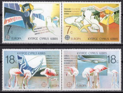 Poštovní známky Kypr 1988 Evropa CEPT, doprava a komunikace Mi# 695-98