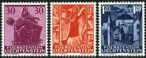 Poštovní známky Lichtenštejnsko 1962 Vánoce Mi# 424-26