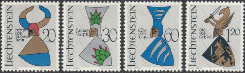 Poštovní známky Lichtenštejnsko 1966 Erby Mi# 465-68