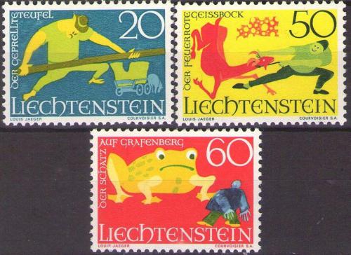 Poštovní známky Lichtenštejnsko 1969 Báje Mi# 518-20