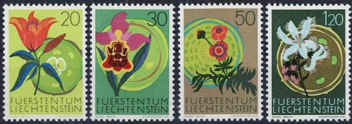 Poštovní známky Lichtenštejnsko 1970 Flóra Mi# 521-24