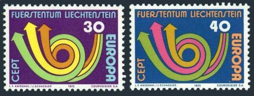 Poštovní známky Lichtenštejnsko 1973 Evropa CEPT Mi# 579-80