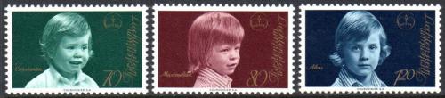 Poštovní známky Lichtenštejnsko 1975 Princové Mi# 620-22 Kat 4.50€