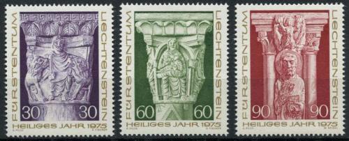 Poštovní známky Lichtenštejnsko 1975 Vánoce Mi# 639-41