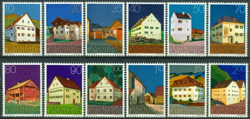 Poštovní známky Lichtenštejnsko 1978 Architektura Mi# 694-705 Kat 16€