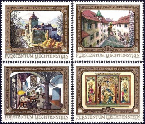 Poštovní známky Lichtenštejnsko 1978 Hrad Vaduz Mi# 706-09 Kat 6.50€