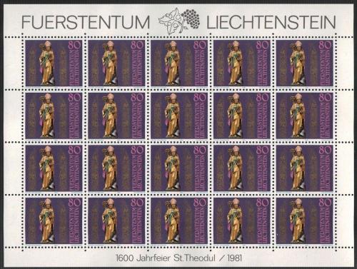 Poštovní známky Lichtenštejnsko 1981 Svatý Theodul Mi# 775 Kat 24€