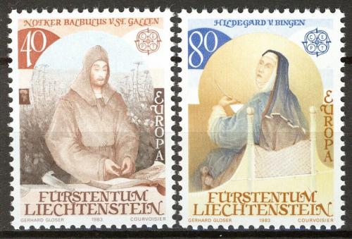 Poštovní známky Lichtenštejnsko 1983 Evropa CEPT Mi# 816-17