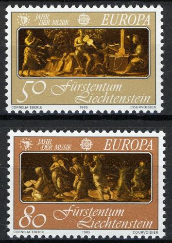 Poštovní známky Lichtenštejnsko 1985 Evropa CEPT Mi# 866-67 Kat 4.20€