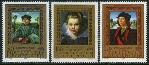 Poštovní známky Lichtenštejnsko 1985 Umìní Mi# 881-83 Kat 5€