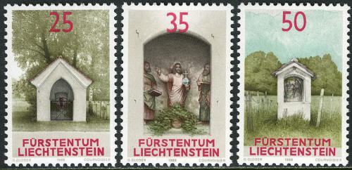 Poštovní známky Lichtenštejnsko 1988 Svatynì Mi# 951-53