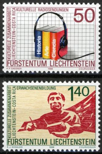 Poštovní známky Lichtenštejnsko 1988 Události Mi# 945-46 Kat 3.40€