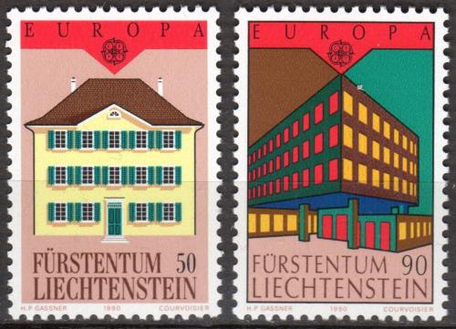 Poštovní známky Lichtenštejnsko 1990 Evropa CEPT, pošta Mi# 984-85