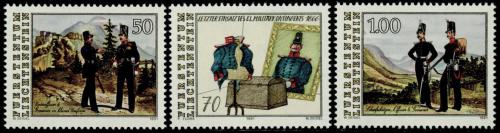 Poštovní známky Lichtenštejnsko 1991 Vojáci Mi# 1020-22