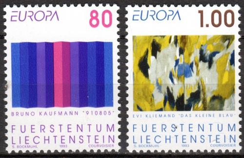 Poštovní známky Lichtenštejnsko 1993 Evropa Mi# 1054-55