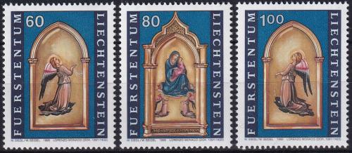 Poštovní známky Lichtenštejnsko 1995 Vánoce Mi# 1120-22 Kat 4.80€