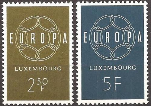 Poštovní známky Lucembursko 1959 Evropa CEPT Mi# 609-10 Kat 3.50€
