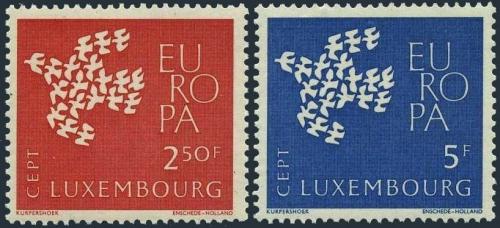 Potovn znmky Lucembursko 1961 Evropa CEPT Mi# 647-48 - zvtit obrzek