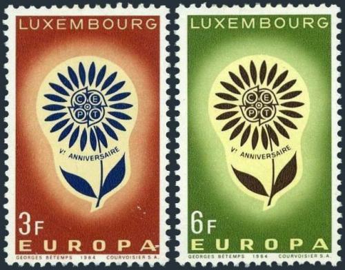 Potovn znmky Lucembursko 1964 Evropa CEPT Mi# 697-98