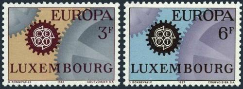 Poštovní známky Lucembursko 1967 Evropa CEPT Mi# 748-49