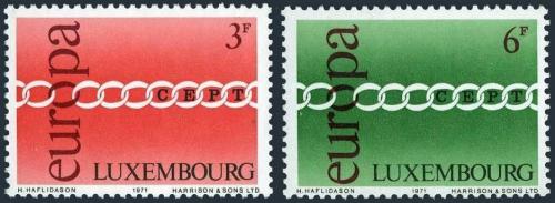 Poštovní známky Lucembursko 1971 Evropa CEPT Mi# 824-25