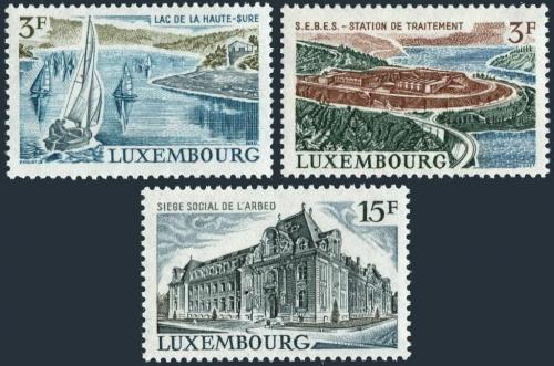 Potovn znmky Lucembursko 1971 Turistick zajmavosti Mi# 832-34