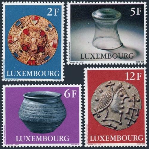 Potovn znmky Lucembursko 1976 Archeologick nlezy Mi# 924-27 - zvtit obrzek