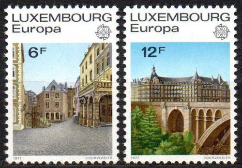 Poštovní známky Lucembursko 1977 Evropa CEPT, krajina Mi# 945-46