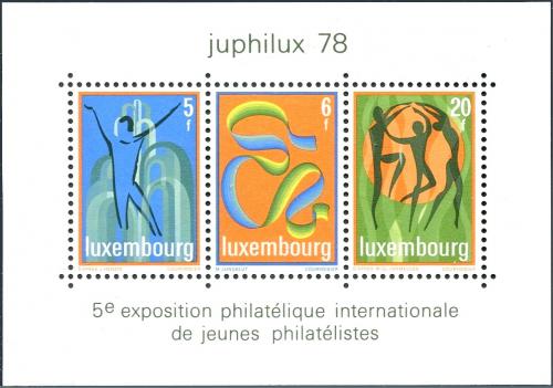 Potovn znmky Lucembursko 1978 Vstava JUPHILUX Mi# Block 12 - zvtit obrzek