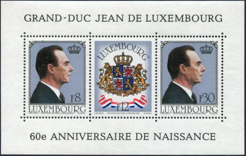Potovn znmky Lucembursko 1981 Velkovvoda Jan Lucembursk Mi# Block 13 - zvtit obrzek