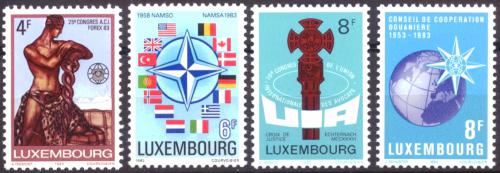Potovn znmky Lucembursko 1983 Vro a udlosti Mi# 1070-73