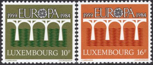 Poštovní známky Lucembursko 1984 Evropa CEPT Mi# 1098-99 Kat 4.50€