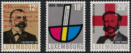 Potovn znmky Lucembursko 1989 Vro a udlosti Mi# 1214-16