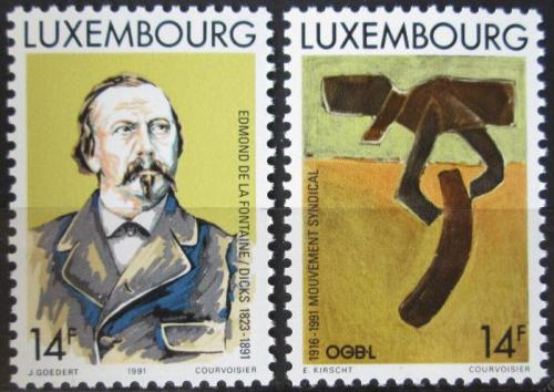 Poštovní známky Lucembursko 1991 Výroèí Mi# 1275-76 
