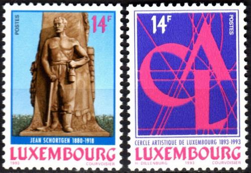 Poštovní známky Lucembursko 1993 Výroèí Mi# 1327-28